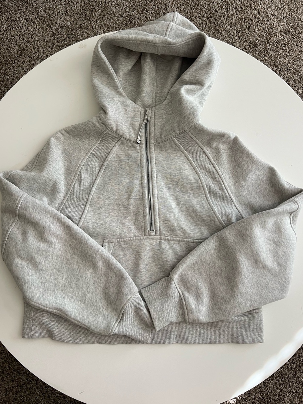 Lululemon Scuba Oversized Half Zip Hoodie Size Xs/Small - Picture 5 of 7